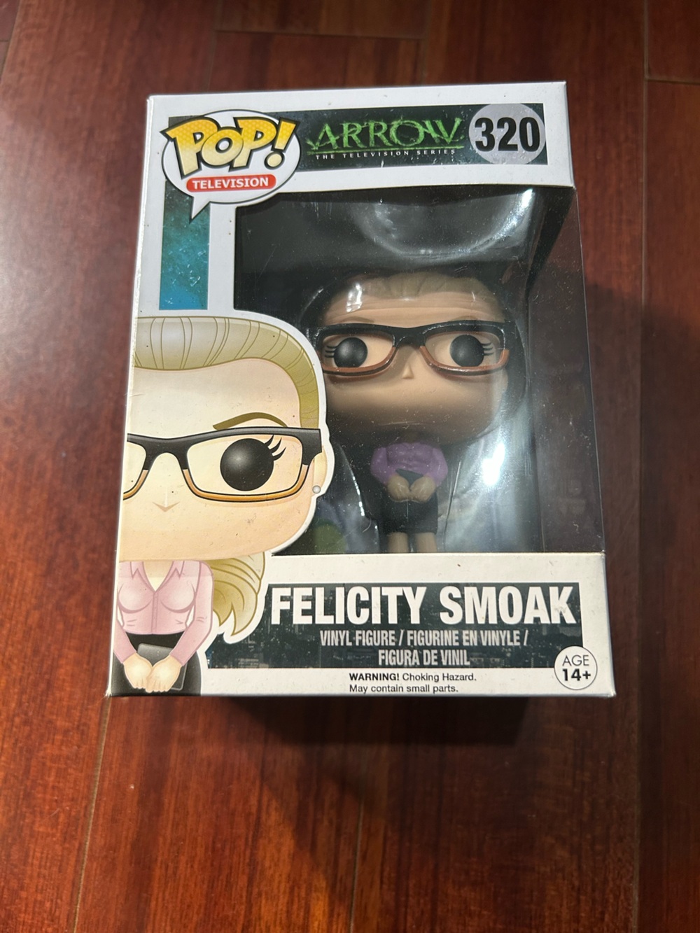 Funko Pop! Television Felicity Smoak Vinyl Figure - Black Glasses, Blonde Hair